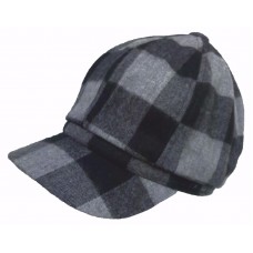 Lady Mujer Newsboy Cabbie Gatsby Church Dress Checker Pattern Hat Cap   eb-67014792